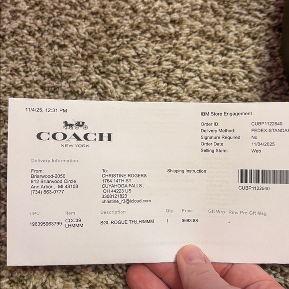 Coach Slouchy Rogue Top Handle in Olive - Picture 17 of 17